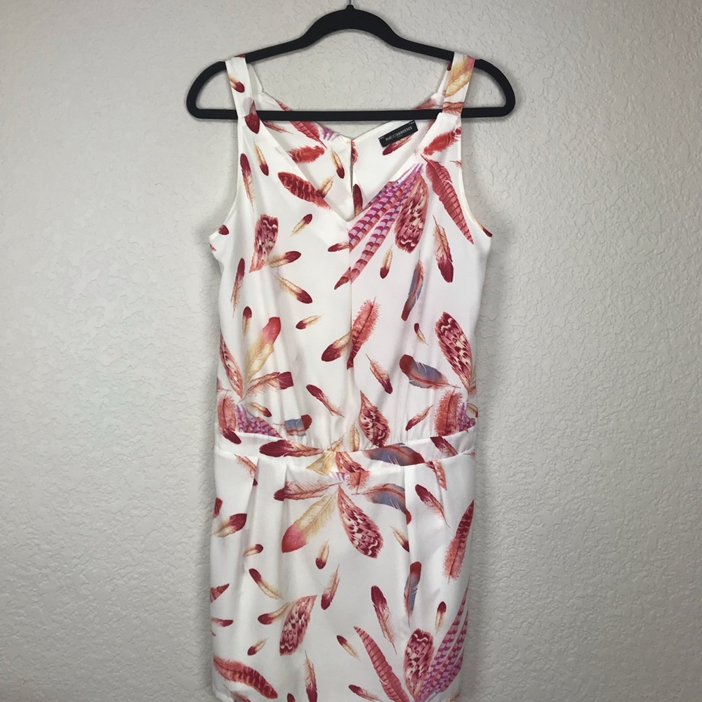 Silky White Feather Dress